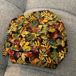 Fall pattern short hair scrub cap
